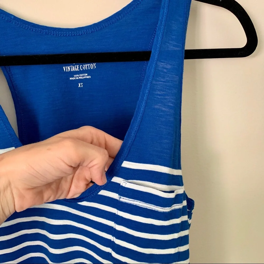 J. CREW | Vintage Striped Cotton Tank Top